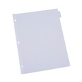  | Universal UNV20845 11 in. x 8.5 in. 8 Self-Tab Index Dividers - White (24/Box) image number 0