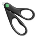 Office Jansan | Westcott 41418 8 in. Long, 3.25 in. Cut Length KleenEarth Scissors - Black Straight Handle image number 2