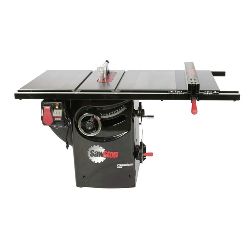 Summer Savings Start Here! Cool Deals on Fans, Tools & Outdoor Equipment | SawStop PCS175-PFA30 110V Single Phase 1.75 HP 14 Amp 10 in. Professional Cabinet Saw with 30 in. Premium Fence System image number 0
