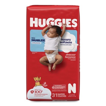 Huggies 49694 Little Snugglers Baby Diapers - Size Newborn to 10 lbs/Disney Design (31/Pack)