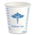 Bulk Savings Pricing 2 | SOLO R3-43107 3 oz. Paper ProPlanet Seal Medical and Dental Graduated Cups - White/Blue (5000/Carton) image number 4