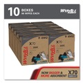 Cleaning & Janitorial Supplies | WypAll 41412 X70 9-1/10 in. x 16-4/5 in. Cloths - Blue (100/Box 10 Boxes/Carton) image number 1