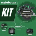 Circular Saws | Metabo HPT CD1805DBM 18V MultiVolt Brushless Lithium-Ion 5-3/8 in. Up to 5-7/8 in. Cordless Metal Cutting Circular Saw Kit (2.5 Ah/5 Ah) image number 1