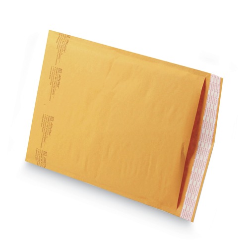 Envelopes & Mailers | Sealed Air 39095 Jiffylite #4 Barrier Bubble Air Cell Cushion Self-Adhesive Closure Self-Seal 9.5 in. x 14.5 in. Bubble Mailer - Brown Kraft (100/Carton) image number 0