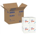 Office Jansan | WypAll KCC 41083 12.5 in. x 10 in. 1/4 Fold X60 Cloths - White (70/Pack, 8 Packs/Carton) image number 1