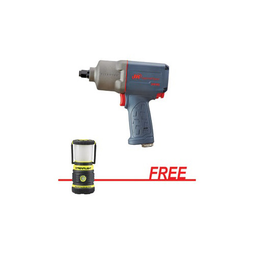 Air Impact Wrenches | Ingersoll Rand 2235TIMAXSG 1/2 in. Drive Air Impact Wrench with Streamlight The Siege AA Magnetic Base Work Lantern image number 0