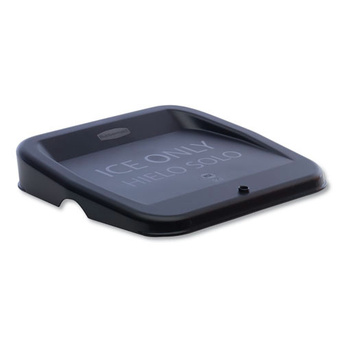 Nothing Over $99 Sale! | Rubbermaid Commercial FG9F7300BLA Ice Tote Lid - Black (4/Carton) image number 0
