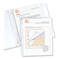Office Jansan | C-Line 62027 11 in. x 8.5 in. Standard Weight Polypropylene Sheet Protectors - Clear (100/Box) image number 2