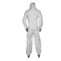 Bib Overalls | KleenGuard 38941 A35 Liquid and Particle Protection Coveralls - 2X-Large, White (25/Carton) image number 2