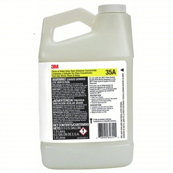 3M Clean and Shine Daily Floor Enhancer Concentrate Fragrance Free 32 oz Bottle 4/Carton