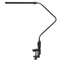 Alera ALELED902B 5.13 in. x 21.75 in. x 21.75 in. LED Desk Lamp with Interchangeable Base/Clamp - Black image number 0