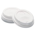 Cutlery | Dixie D9538 8 oz. Dome Hot Drink Lids - White (1000/Carton) image number 0