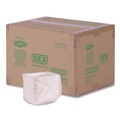 Food Trays, Containers, and Lids | Eco-Products EP-SCRC12NFA WorldView Vanguard 7 in. x 4.75 in. x 1 in. 12 oz. Sugarcane Fiber Rectangular Container - White (400/Carton) image number 3