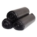 Trash Bags | Inteplast Group S386022K 60-Gallon 22 Microns 38 in. x 60 in. High-Density Commercial Can Liners - Black (150-Piece/Carton) image number 1