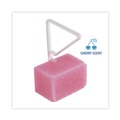 Odor Control | Boardwalk 4BBP012I144M202143000 4 oz. Cherry Scent Toilet Bowl Para Deodorizer Block - Pink (12/Box) image number 4
