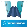 Office Jansan | Pendaflex 61542 Earthwise 2 in. Expansion 2 Fasteners Heavy-Duty Pressboard Fastener Letter Folders - Light Blue (25/Box) image number 4