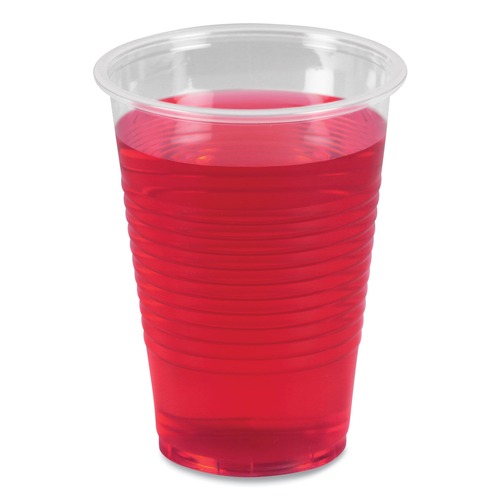 Customer Appreciation Sale - Save up to $60 off | Boardwalk BWKTRANSCUP9PK 9 oz. Polypropylene Plastic Cold Cups - Translucent (100 /Pack) image number 0