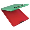 Office Jansan | Saunders 00580 0.5 in. Clip Capacity Holds 8.5 in. x 11 in. Sheets SlimMate Show2Know Safety Organizer - Red/Green image number 0