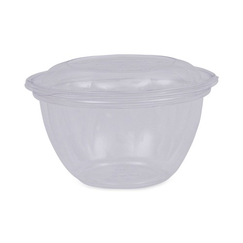 Office Jansan | Eco-Products EP-SB18 5.5 in. x 2.3 in. 18 oz. Renewable and Compostable Plastic Containers - Clear (150/Carton) image number 0