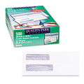Office Jansan | Quality Park QUA67539 3.63 in. x 8.63 in. #8 5/8 Commercial Flap Self-Adhesive Closure Reveal-N-Seal Envelope - White (500/Box) image number 2