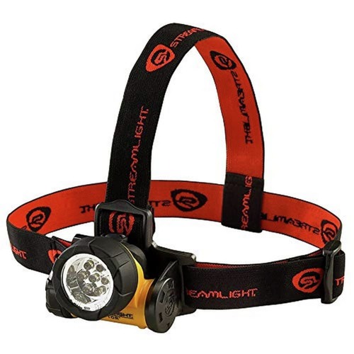 Flashlights | Streamlight 61052 SEPTOR Impact and Water-Resistant LED Headlamp with 3 AAA Alkaline Batteries image number 0