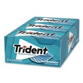 Snacks | Trident 1161 Sugar-Free Gum - Wintergreen (12/Carton) image number 3