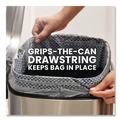Cleaning & Janitorial Supplies | Glad 70320 ForceFlex MaxStrength 24 in. x 28 in. 13 Gallon Tall Kitchen Drawstring Trash Bags - Fresh Clean Scent/White (204/Carton) image number 8