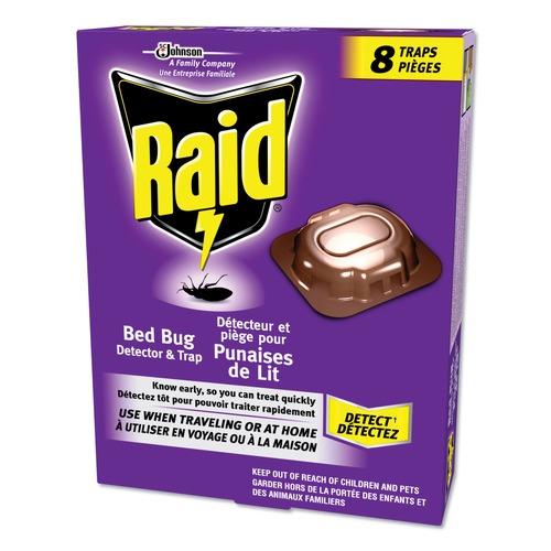 Cleaning & Janitorial Supplies | Raid 674798 0.19 lbs. Bed Bug Detector and Trap (6/Carton) image number 0