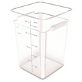Bulk Savings Pricing 3 | Carlisle 1195607 11.13 in. x 11.13 in. x 15.72 in. 22 qt. Squares Polycarbonate Food Storage Container - Clear image number 0