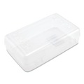 Office Jansan | Advantus 34104 8.5 in. x 5.25 in. x 2.5 in. Pencil Box - Clear image number 0