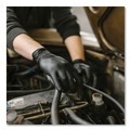Disposable Gloves | Ammex GPNB48100 5 mil Industrial Powder-Free Nitrile Gloves - X-Large, Black (1000/Carton) image number 5