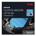 Cleaning & Janitorial Supplies | WypAll 33560 12.5 in. x 12 in. 1/4 Fold Grease and Ink Cloths Power Clean Oil - Blue (66/Box, 8 Boxes/Carton) image number 5