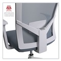 Office Chairs | Alera ALEWS42B77 17.32 in. to 21.1 in. Seat Height Mesh Back Task Chair Supports Up to 275 lb - Seafoam Blue Seat/Back image number 8