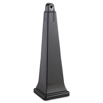 SMOKING RECEPTACLES | Rubbermaid Commercial FG257088BLA GroundsKeeper Cigarette Waste Collector (Black)