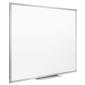Office Jansan | Mead 85358N 72 in. x 48 in. Dry Erase Board with Aluminum Frame - Melamine White Surface/Silver Aluminum Frame image number 2