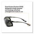 Eye Protection | 3M 11873-00000-20 Virtua CCS Protective Eyewear with Foam Gasket - Black/Gray Plastic Frame Gray Polycarbonate Lens image number 3