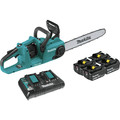 Chainsaws | Makita XCU04PT1 18V X2 (36V) LXT Lithium-Ion Brushless 16 in. Cordless Chain Saw Kit with 4 Batteries (5 Ah) image number 0