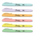 Highlighters | Sharpie 2157482 Chisel Tip Pocket Style Highlighters - Assorted Ink/Barrel Colors (12/Pack) image number 1