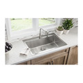 Fixtures | Elkay ECTSRS33229BGFR2 Crosstown Universal Mount 33 in. x 22 in. Single Basin Kitchen Sink (Stainless Steel) image number 2