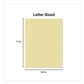 Art & Craft Paper | Universal UNV11201CT 8.5 in. x 11 in. 20 lbs. Bond Weight Deluxe Colored Paper - Canary (10 Reams/Carton) image number 3