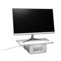 Office Jansan | Kensington K55460WW FreshView Wellness 22.5 in. x 11.5 in. x 5.4 in. Supports 200 lbs. Monitor Stand with Air Purifier, For 27-in Monitors - White image number 5