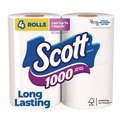 Cleaning & Janitorial Supplies | Scott 10183 1-Ply Septic Safe Bathroom Tissue - White (12/Carton) image number 2