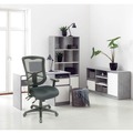  | Alera ALEEL41ME10B 17.2 in. to 20.6 in. Seat Height Elusion Series Mesh High-Back Multifunction Chair Supports Up to 275 lbs. - Black image number 5