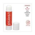 Office Jansan | Universal UNV75750 0.74 oz. Glue Stick - Clear (12/Pack) image number 5