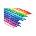 Markers | Tombow 61526 Extra-Fine/Broad Tips Twin Tone Dual-Tip Markers - Assorted Colors (12/Pack) image number 3