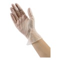 New Year New Savings! Save $25 off $150 | Boardwalk BWK361MBX 3.6 mil 9.5 in. Long Powder-Free Exam Vinyl Gloves - Medium, Clear (100/Box) image number 8