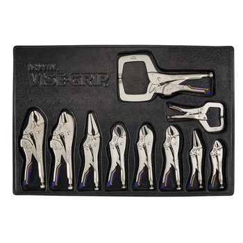 PLIERS | Irwin IRHT82596 10-Pieces Vise-Grip Locking Pliers Fast Release Kit