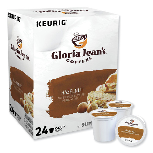 Office Jansan | Gloria Jean's 5000330068 Coffee K-Cups - Hazelnut (24/Box) image number 0