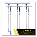 Cleaning Tools | Gritt Commercial GRI1376F143PK Pro Window Washing Kit with Squeegee, Washer and 6 ft Telescopic Pole, 14-in Wide, 3/Kit image number 1