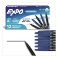 Markers | EXPO 16003A Fine Bullet Tip Wet Erase Marker - Blue (1-Dozen) image number 0